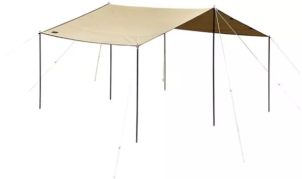 ogawa Кемпинг Открытый Прямоугольный Полевой Брезент TC Песочно-Бежевый 3421-70