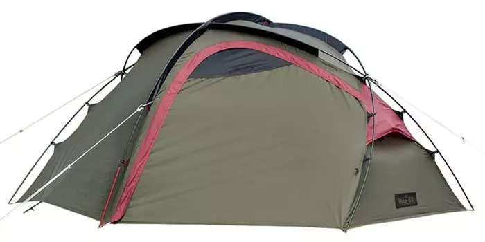 Огава Кемпинговая палатка-купол Hozu ST 2 2605 Темно-зеленый x Черный x Красный [для людей]