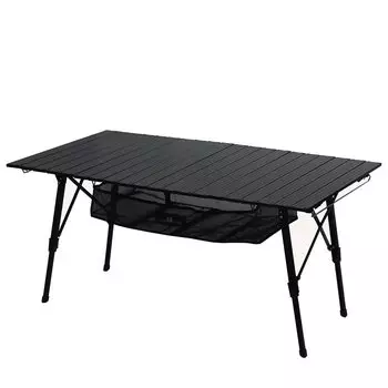 Огава Открытый Кемпинг Стол Roll Table L Черный 1915