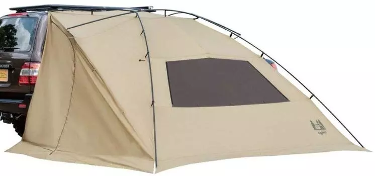 Ogawa Outdoor Camping Tarp Car Side Living Sand Beige 2326 DX-2