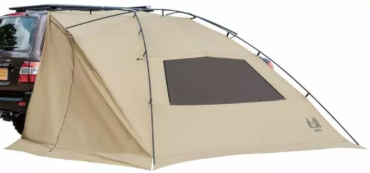 Ogawa Outdoor Camping Tarp Car Side Living Sand Beige 2326 DX-2