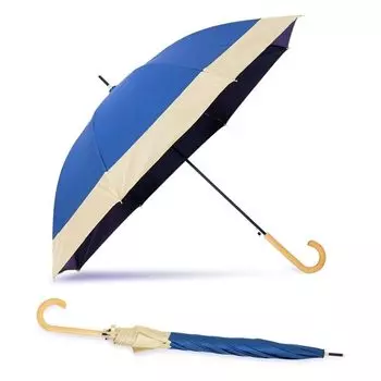 ogawa Полностью УФ-тепло вода ветер как для солнечной, так и для дождливой погоды для одной семьи Cynthia 54613 женский зонтик, темно-синий, бежевый, затемнение, 99,9% защита,