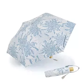 ogawa Складной зонтик для солнечной и дождливой погоды Kawama Inn Chrysanthemum Защита от ультрафиолета Коэффициент затенения Защита от перегрева Водонепроницаемый чехол в комплекте