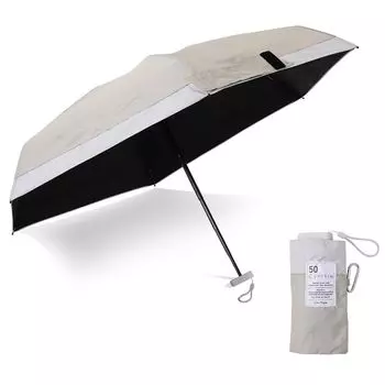 Ogawa Ultra Folding Light Blocking UV Gray Water Family Cynthia 54729 Зонт, компактный, тонкий, зонт, цена, 99,9% Cut, бежевый, кремовый, отталкивающий,