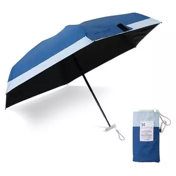 Ogawa Ultra Folding Light Blocking UV Water Family Cynthia 54727 Зонт, Компактный, Тонкий, Зонт, Скорость, 99,9% Cut, Темно-синий, Саксофон, Отталкивающий,