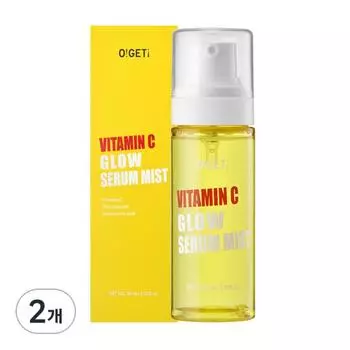 Oget Vitamin C Glow Serum Mist, 80 мл, 2 шт.