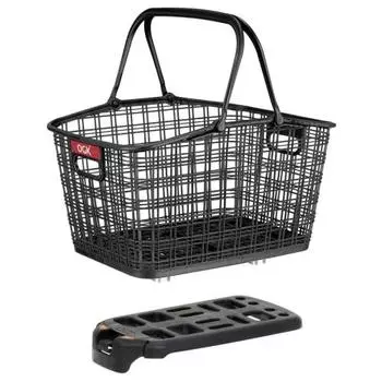 OGK Giken OGK Giken OGK Giken Rear Basket RB-009B6 (Easy to put on and take off fashion rear basket) Black for bicycles