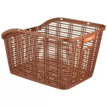 OGK Giken OGK Giken Rear Basket RB-005 (Fixed Rear Basket) Dark Brown for Bicycles