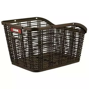 OGK Giken OGK Giken Rear Basket RB-005 (Fixed Rear Basket) Dark Brown For Bicycles