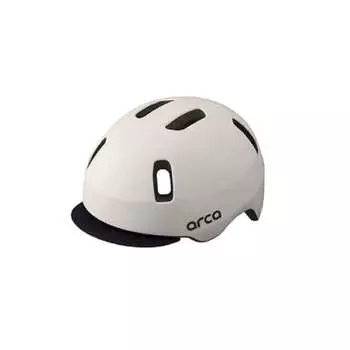OGK KABUTO Bicycle Helmet ARCA Color: Matte Off White Size: Head Circumference 50-54cm SG Certification