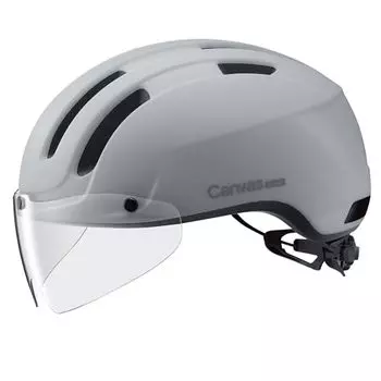 OGK KABUTO Bicycle Helmet CANVAS-SMART M/L (Head Circumference: 57-59cm) Matte Light Gray