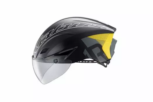 OGK KABUTO Bicycle Helmet CVTR Overshell Triathlon Model Yellow Circumference JCF Officially Approved AERO-R1 Color G-1 Size XS/S (Head 54-55cm)