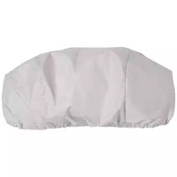 OGK KABUTO Bicycle Helmet Rain Cover Pocketable Color: Light Gray Size: Free Size