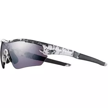 OGK KABUTO Bicycle Sports 101 комплект матово-белых отталкивающих спектрально-лиловых зеркальных очков S (2 линзы) Размер камуфляжа/воды