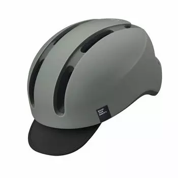 OGK KABUTO Canvas Urban Bicycle Matte JCF Recommended Helmet, M/L (57-59cm), Gray,