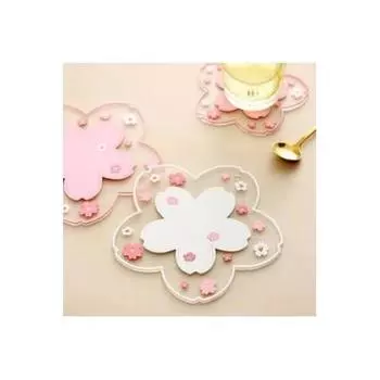 Огнестойкая противоскользящая японская подставка в виде вишневого цвета