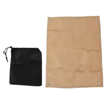 Огнестойкая ткань Теплоизоляция Противопожарное волокно Одеяло для кемпинга на открытом воздухе Барбекю 100x80см