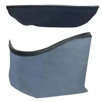 Огнестойкий черный сварочный шлем-нагрудник StyleA