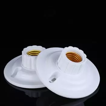 Огнестойкий патрон E27 для круглой светодиодной лампочки, подвесной светильник, гнездо, вилка, дом