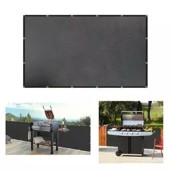 Огнестойкий теплозащитный коврик для гриля для стены позади гриля защищает ограждение террасы от жара на гриле защитный коврик для холодильника для барбекю аксессуары для S