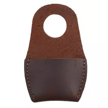 Огнестойкий защитный чехол для большого пальца, набор для резьбы по дереву, устойчивый к нагреву, прочный защитный чехол для пальцев, аксессуары для столяров коричневый