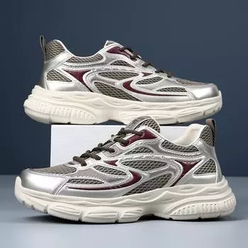 Ogr rattlesnake dad shoes men s summer breathable platform casual shoes men s high-end sports running trendy shoes 38