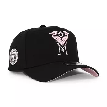 Ограниченная кепка 9FORTY Snapback SNAPBACK CAP 940 MLB MiLB NFL NBA Hat Colored Brim BRIM Side Patch Miami [New Era] EU/AU (Интер (черный)) [Элемент]