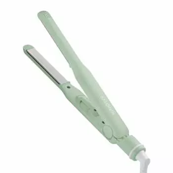 Ограниченная коллекция SALONIA Straight Hair Iron 15 мм, осень/зима 2023 г. [Symphony Green], поставляется с термостойким чехлом SL-004SSG