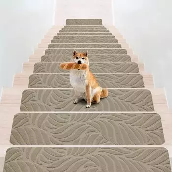 Ограниченная лестница для 76 x 20 см ковра XIWEIYI Stair Carpet 4 Адсорбционный коврик для пола Шаг Лестница Предотвращает Предотвращает Уменьшает Нагрузку на Ноги и Нижнюю Часть Для