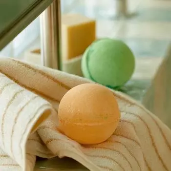 [Ограниченная распродажа на острове Чеджу] Выберите 1 из 3 видов бомбочки для ванны Round Round Jeju, корейский уход за телом tangerines