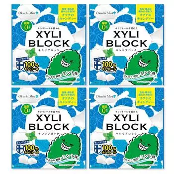 Ограниченная серия конфет с ксилитом Xyliblock Octilemon 4 [официальный 40 г] 100% (Мятный пакет)