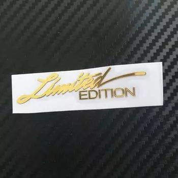 Ограниченная серия наклеек на автомобиль 3D эмблема на кузов металлическая наклейка наклейка на автомобиль мотоцикл наклейки аксессуары наклейки для интерьера серебряный