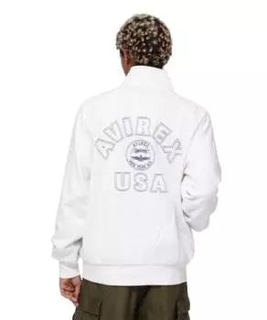 Ограниченная серия ТУАРСИТСКИЙ ЛОГОТИП ВЫШИТЫЙ СВИТЕР НА МОЛНИИ ТУАРСИТСКИЙ ЛОГОТИП ВЫШИТЫЙ СВИТЕР НА МОЛНИИ 2XL 030 Белый [Avirex] WEB&DEPOT Мужская 783-4230044