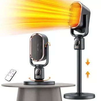 Ограниченная версия Goldmax Ceramic AI Voice Control Electric Sove для электрического вентилятора Energy Large Air Ceramic Fan Совместимость с 16 татами 3 уровня