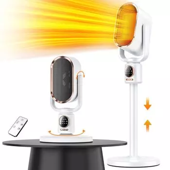 Ограниченная версия Goldmax Ceramic AI Voice Control Electric Stove для электрического вентилятора Energy Ceramic Fan Совместимость с 16 татами 3 уровня температуры