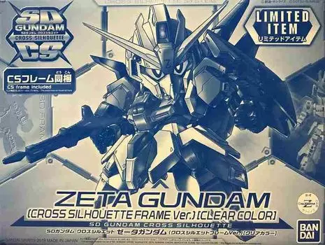 [Ограниченное событие] SD Gundam Cross Silhouette Zeta Gundam (Рамка Cross Silhouette, версия.) [Прозрачный цвет] Мобильный костюм Зета Гандам