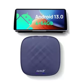 Ограниченный CarlinKit TBox Plus Беспроводной адаптер CarPlay Беспроводной Android Auto CarPlay Может смотреть видео, такие как Youtube Поддерживает сеть 4G Подходит для