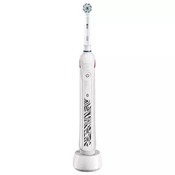 Ограниченный канал Braun Oral B электрическая зубная щетка Smart 4500 Zebra D6015153ZEB [Товар для продажи] белый