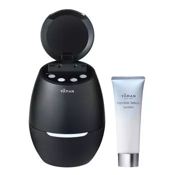 Ограниченный магазин Steamer Bright Clean Flawless Serum Smooth Set Facial Equipment Face Steamer Beauty Pore Care YJSA0B1 [Официальный набор] YA-MAN & чёрный