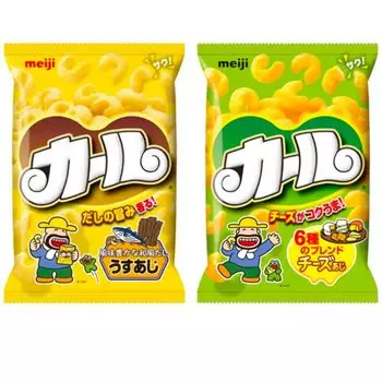 ограниченный Meiji Curl Usu Aji 68 г сыр Aji 64 г набор из 2 пакетов (Площадь элемента) +