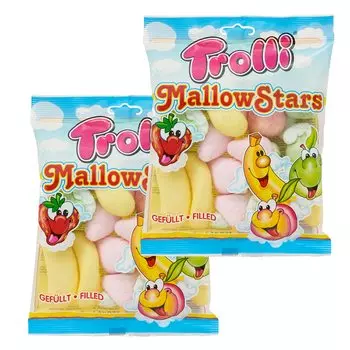 Ограниченный набор из 2 конфет Trolley Marrow Stars 150 г x 2 пакета Earth gummy Korean Moppang ASMR YouTube [пакеты JUCAGO]