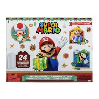 Ограниченный рождественский календарь Super Mario Advent Calendar. Беспрецедентная лимитированная серия фигурок Санта-Марио Снеговик Марио Луиджи! -