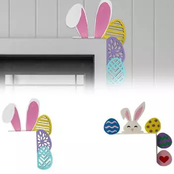 Ограниченный выпуск на Пасху, милое украшение для дверного угла, попрощайтесь с дверными проемами и легко создайте праздничное и торжественное настроение One Size