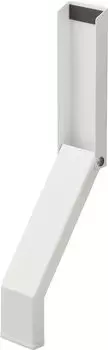 Ограничитель для складной двери Yamazaki Jitsugyo 3722 с лентой, белый (При использовании) приблизительно. Ш4,5 x Г7 x В28 см, башня, двухсторонний скотч, простая установка,