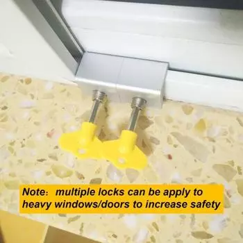 Ограничитель двери Yousheng, противоскользящая ручка, простая установка, одинарная/двойная пряжка, стопор для раздвижного окна, предохранительный замок, товары для дома Small
