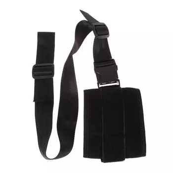 Ограничительный ремень для конечностей пациентов, фиксирующий ремень для запястий лодыжки для пожилых людей, медицинский ограничительный ремень, черный, безопасный для верхних конечностей, стабильный, прочный one size