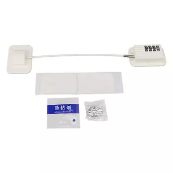 Ограничитель открывания окна Пароль Детский защитный трос Замок с защитой от падения для окна Push Pull Белый белый