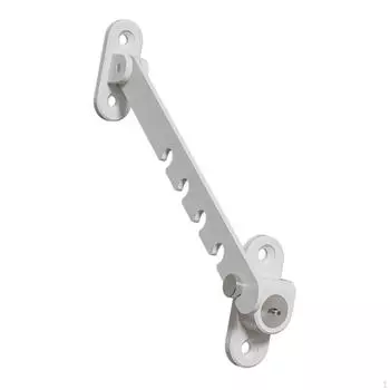 Ограничитель открывания оконного замка Металлическая фурнитура Легко устанавливается Ограничитель Регулируется для ящиков белый