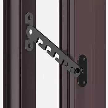 Ограничитель пряжки окна Дверной и оконный ветрозащитный держатель One Size чёрный