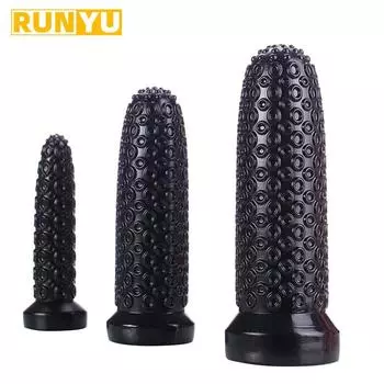 Огромная Анальная пробка, анальные секс-игрушки для женщин и мужчин, массажер простаты, сексуальная игрушка, большой фаллоимитатор, анальные пробки для взрослых, Анальная пробка S: 18.5cm*3cm